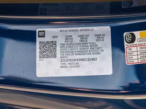 Used 2022 Chevrolet Camaro LT w/ RS Package image 60