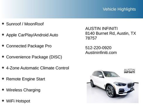 Used 2021 BMW X5 sDrive40i w/ Convenience Package RWD image 10