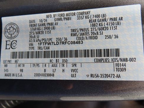 Used 2024 Ford F150 Platinum w/ FX4 Off-Road Package image 64