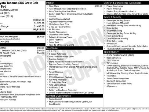 Used 2023 Toyota Tacoma SR5 w/ Technology Package AWD/4WD image 2