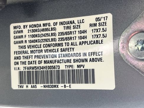 Used 2017 Honda CR-V LX image 7