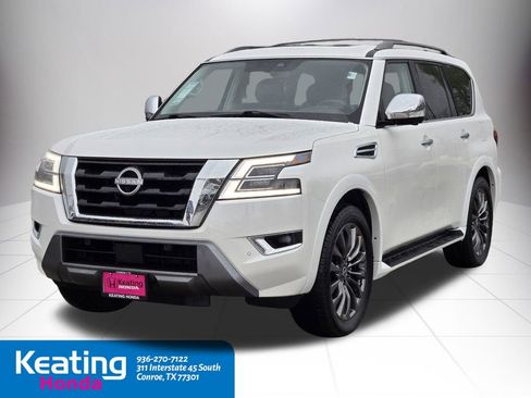 Used 2024 Nissan Armada Platinum w/ Captain's Chairs Package image 4