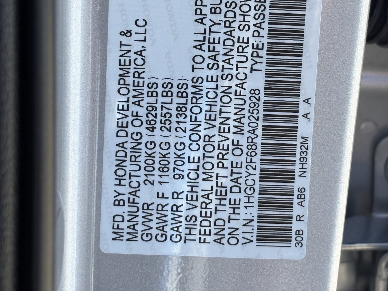 Used 2024 Honda Accord EX-L image 31