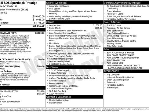 Used 2023 Audi SQ5 Prestige w/ Prestige Package image 3