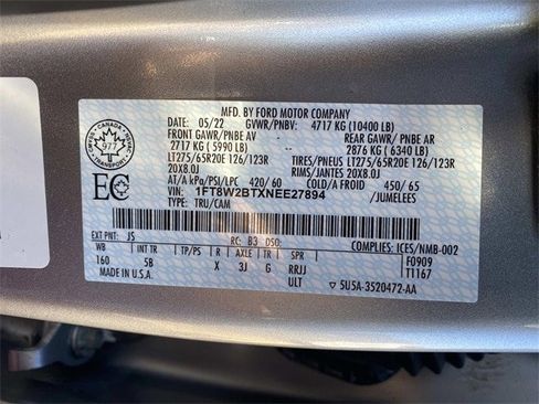 Used 2022 Ford F250 Lariat w/ Black Appearance Package image 57