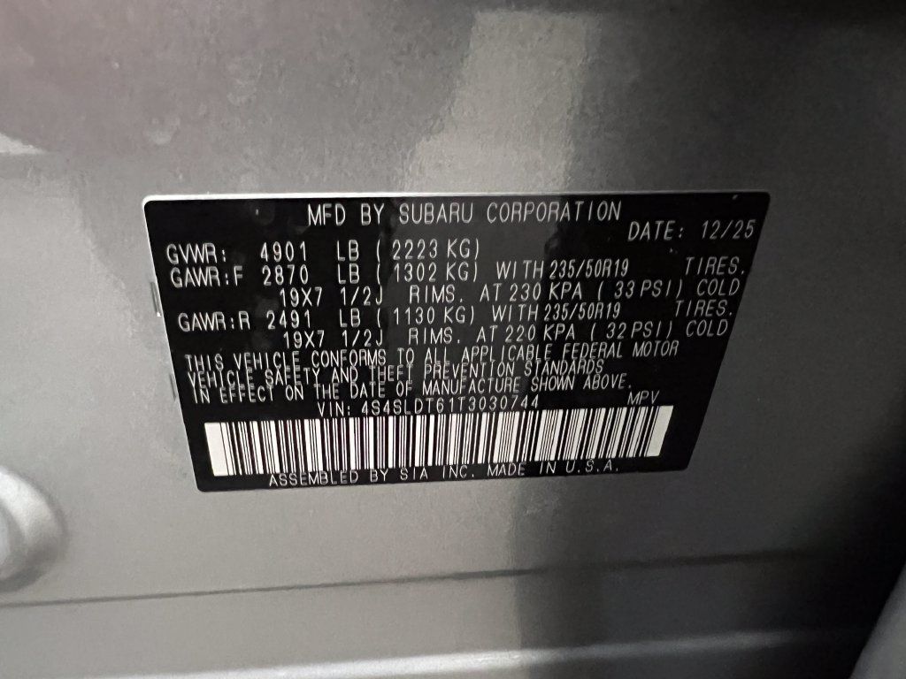 Certified 2026 Subaru Forester Touring AWD/4WD image 34