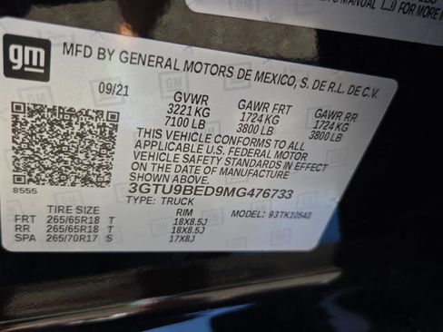 Used 2021 GMC Sierra 1500 SLE image 16