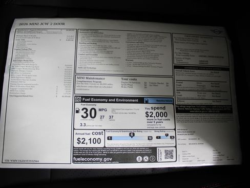 New 2026 MINI Cooper John Cooper Works image 21
