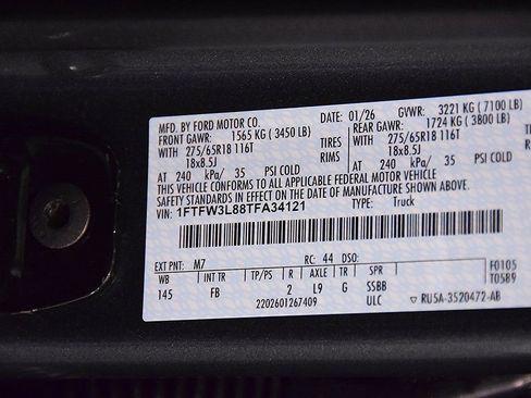 New 2026 Ford F150 XLT w/ Equipment Group 302A MID AWD/4WD image 17