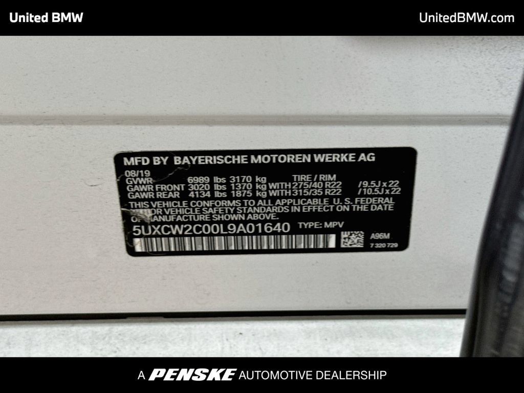 Used 2020 BMW X7 xDrive40i w/ M Sport Package AWD/4WD image 16