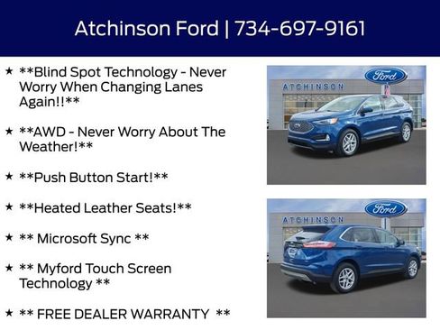 Certified 2023 Ford Edge SEL w/ Convenience Package AWD/4WD image 9