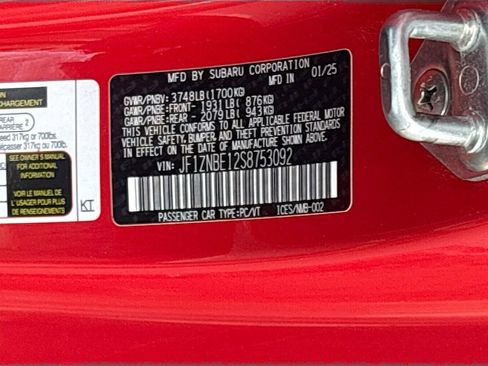 Used 2025 Toyota GR86 Premium w/ Performance Package image 30