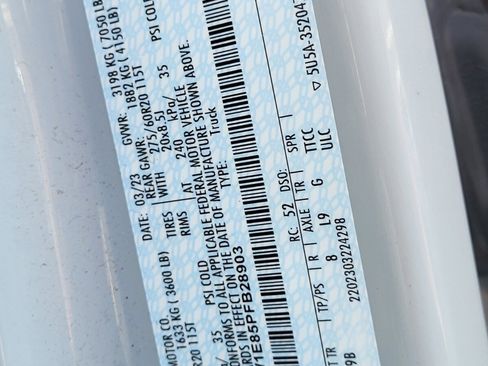 Certified 2023 Ford F150 Platinum w/ Equipment Group 701A High image 35