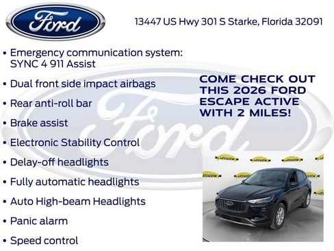 New 2026 Ford Escape Active w/ Tech Pack #1 FWD image 30