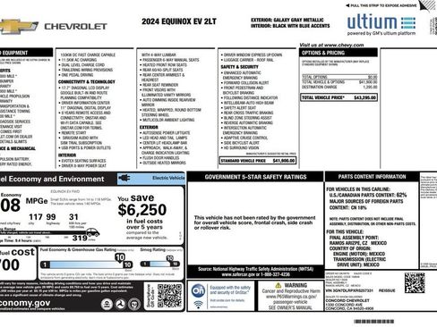 Used 2024 Chevrolet Equinox EV LT FWD image 5