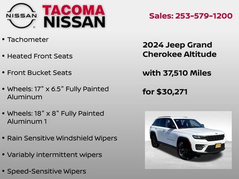Used 2024 Jeep Grand Cherokee Altitude image 37
