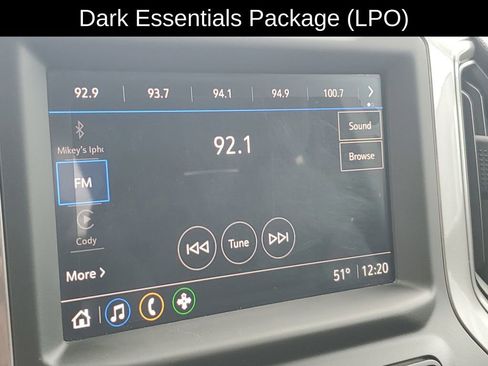 Used 2022 Chevrolet Silverado 1500 Custom w/ LPO, Dark Essentials Package AWD/4WD image 13