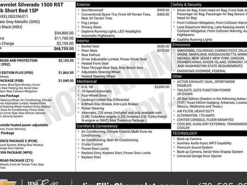 New 2025 Chevrolet Silverado 1500 RST AWD/4WD image 9
