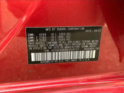 Used 2022 Subaru Impreza 2.0i image 31