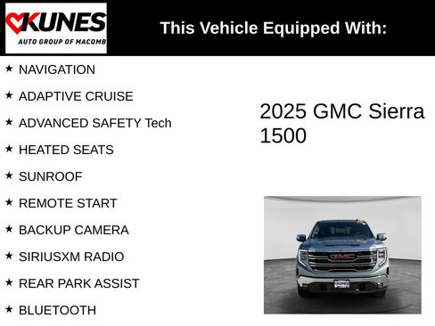 Used 2025 GMC Sierra 1500 SLT w/ SLT Premium Package AWD/4WD image 3