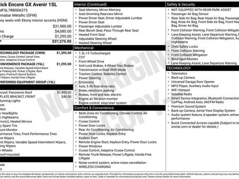 Used 2024 Buick Encore GX Avenir w/ Avenir Technology Package FWD image 22