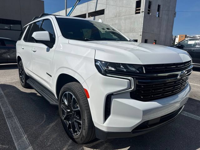 Used 2021 Chevrolet Tahoe RST w/ Rear Media and Nav Package RWD image 1