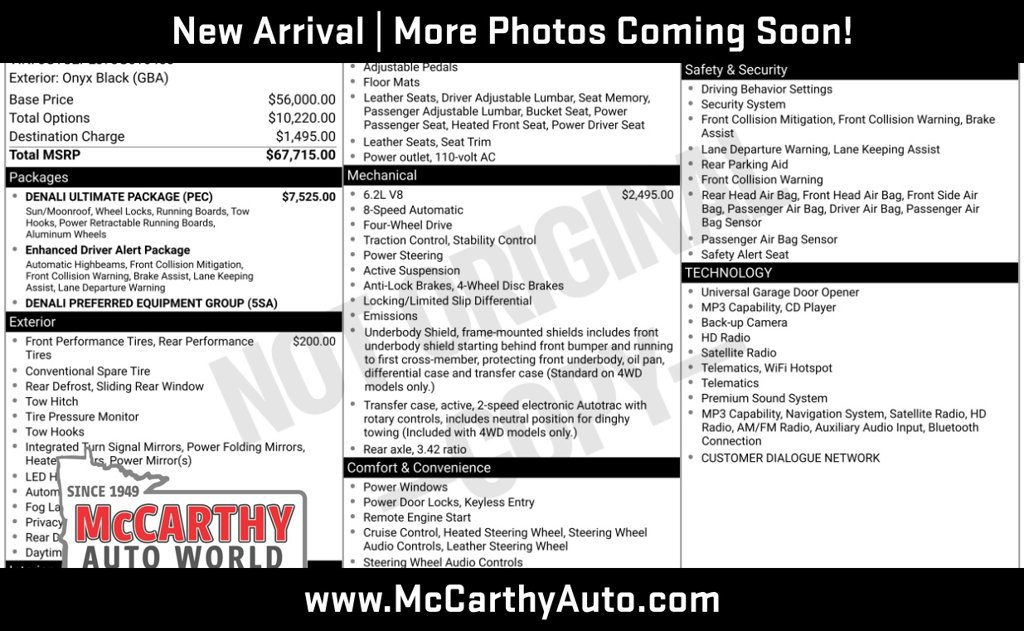 Used 2018 GMC Sierra 1500 Denali w/ Denali Ultimate Package AWD/4WD image 10