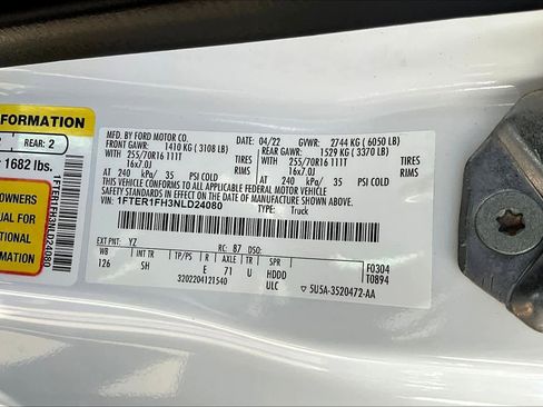 Used 2022 Ford Ranger XL w/ Equipment Group 101A High image 33