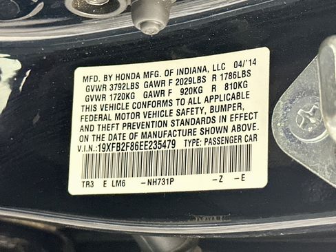 Used 2014 Honda Civic EX image 12
