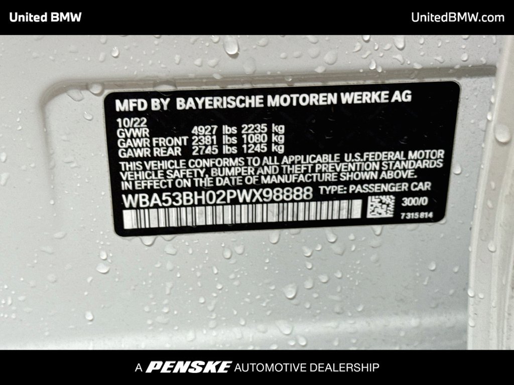 Certified 2023 BMW 530i w/ Premium Package RWD image 22