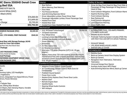 New 2026 GMC Sierra 3500 Denali w/ Denali Reserve Package image 4