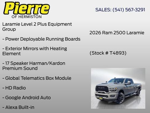 New 2026 RAM 2500 Laramie AWD/4WD image 30