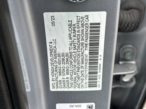 Used 2023 Honda Accord EX image 36