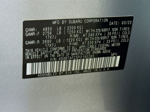 Used 2023 Subaru Outback Premium image 40