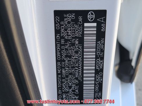 Certified 2022 Toyota Mirai w/ Advanced Technology Package RWD image 16
