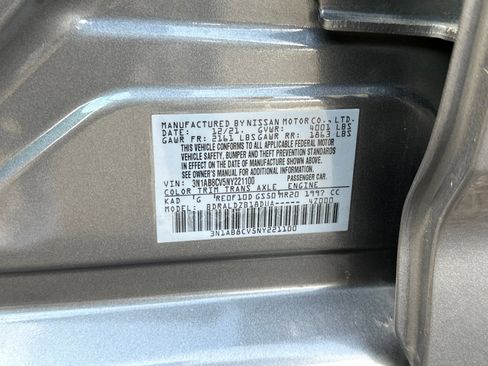 Certified 2022 Nissan Sentra SV image 33