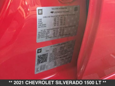 Used 2021 Chevrolet Silverado 1500 LT RWD image 22