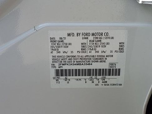 Used 2021 Ford Edge Titanium FWD image 9