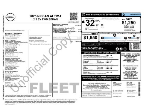 Used 2025 Nissan Altima 2.5 SV FWD image 39