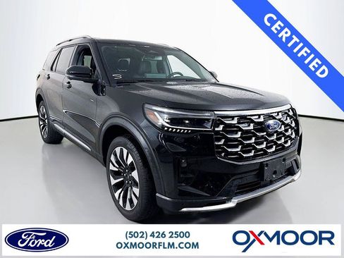 Certified 2025 Ford Explorer Platinum w/ LUX Leather Package AWD/4WD image 1