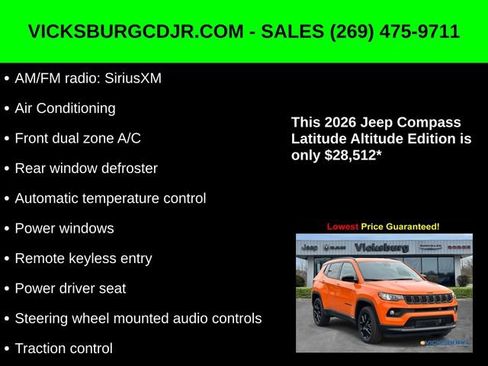 New 2026 Jeep Compass Latitude image 16