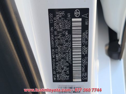 Certified 2023 Toyota Mirai XLE w/ Advanced Technology Package image 15