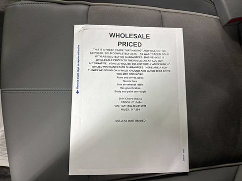 Used 2014 Chevrolet Impala LT w/ Premium Seating Package FWD image 29