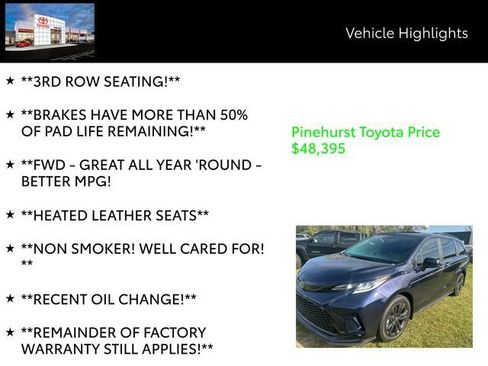 Used 2025 Toyota Sienna XSE image 14
