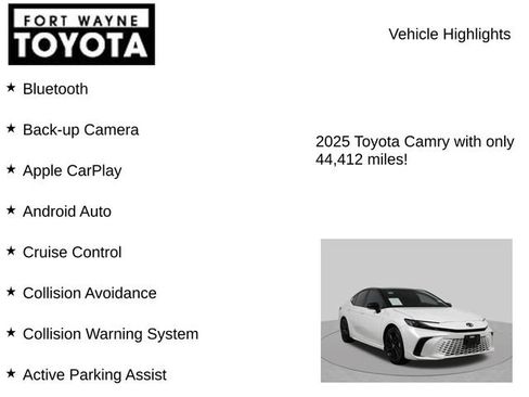 Used 2025 Toyota Camry SE FWD image 7