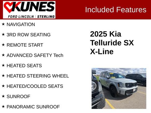 Used 2025 Kia Telluride SX X-Line image 2