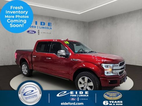 Certified 2018 Ford F150 Platinum w/ Equipment Group 701A Luxury AWD/4WD image 1