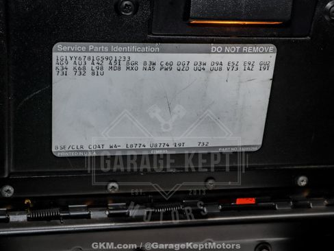 Used 1986 Chevrolet Corvette Convertible image 87