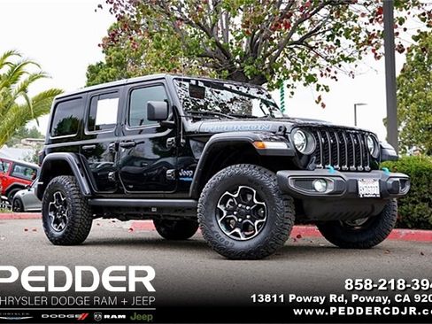 Used 2021 Jeep Wrangler Unlimited Rubicon 4xe image 1