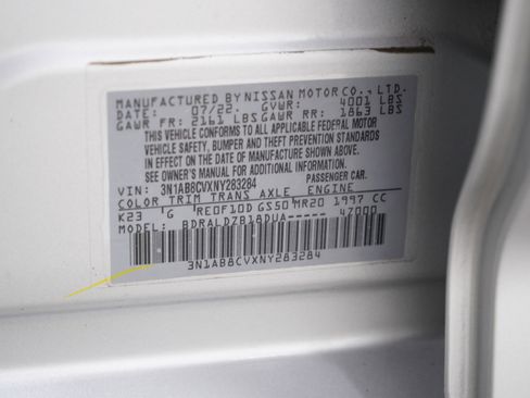 Used 2022 Nissan Sentra SV w/ Trunk Package image 25